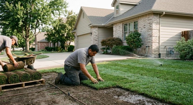 Bermuda Grass Installation in Aiken, SC