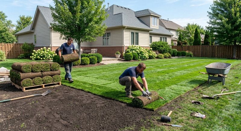 Yard Sod Replacement in Aiken, SC